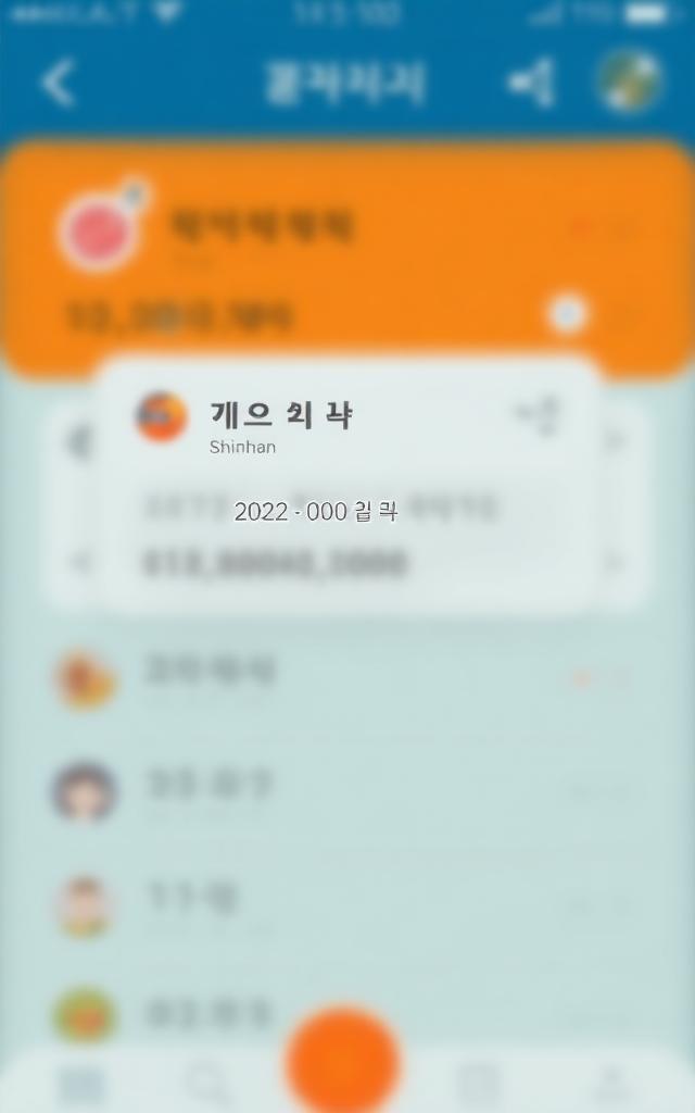 신한은행 입금 스크린샷